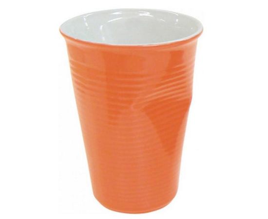 Стаканчик мятый керамический Mondo Ceram, 240 мл, оранжевый, Ceraflame, фото 1