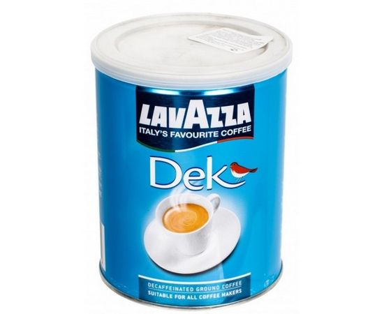 Молотый кофе Dec (без кофеина), ж/б 250 г, Lavazza, фото 1