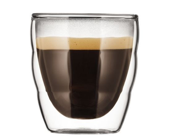 Набор термобокалов Pilatus, 2 шт., 80 мл, прозрачные, стекло, Bodum, фото 1