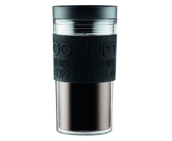 Кружка дорожная Travel, 350 мл, черная, пластик, Bodum, фото 1