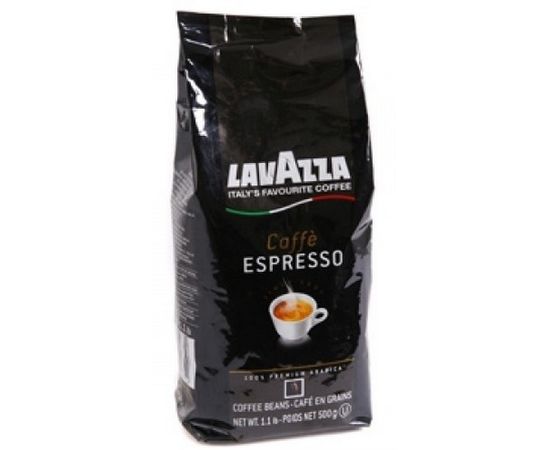 Кофе в зернах Espresso, 500 г, Lavazza, фото 1