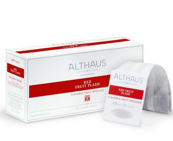 Чай фруктовый для чайника Red Fruit Flash (Ред Фрут Флаш), 20 пак., Grand Packs, Althaus, фото 1