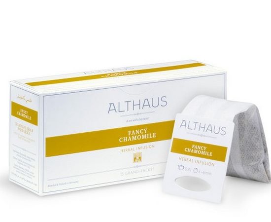 Чай травяной для чайника Fancy Chamomile (Благородная Ромашка), 20 пак., Grand Packs, Althaus, фото 1