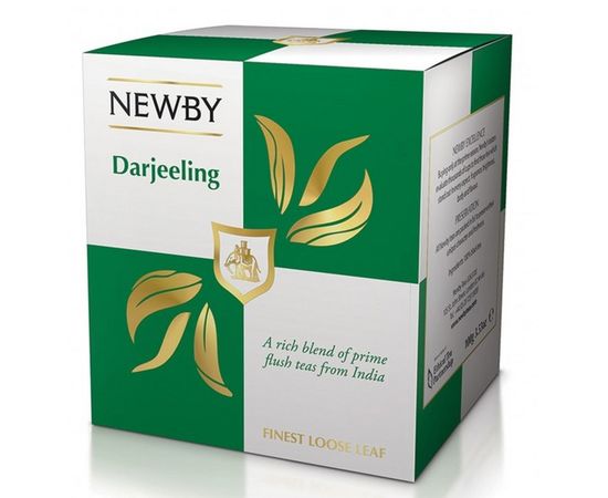 Чай черный Дарджилинг, картонная упаковка 100 г, Newby, фото 1