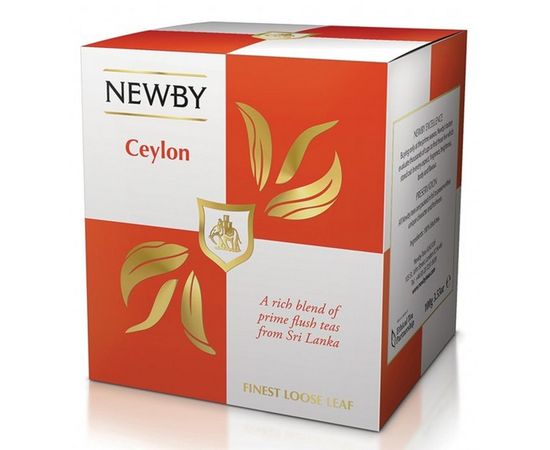 Чай черный Цейлон, картонная упаковка 100 г, Newby, фото 1