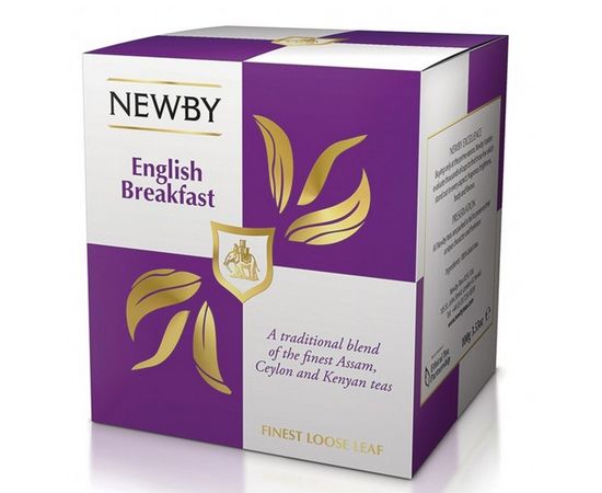 Чай черный Английский завтрак, картонная упаковка 100 г, Newby, фото 1