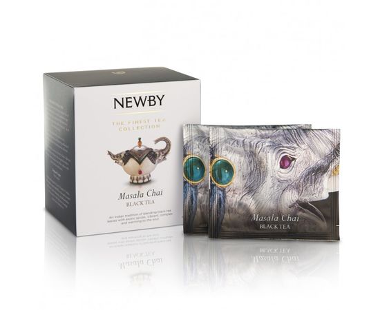 Чай черный Масала, 15 пирамидок, Newby, фото 1