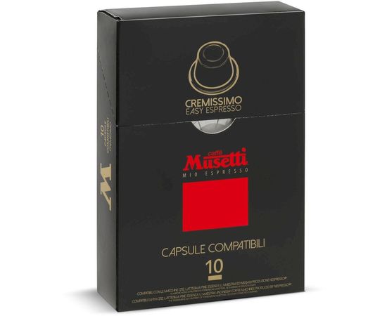 Кофе в капсулах Cremissimo, 10 шт., 50 г, Musetti, фото 1