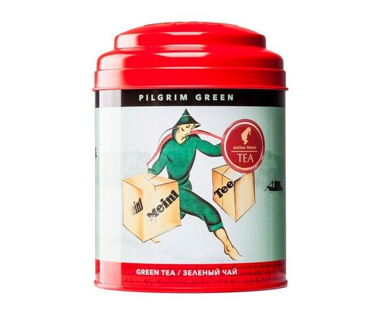 Чай зеленый Pilgrim Green / Пилигрим, листовой, банка 100 г, Julius Meinl, фото 1