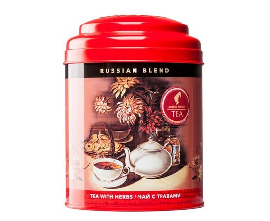 Чай с травами Russian Blend / Русский бленд, листовой, банка 100 г, Julius Meinl, фото 1