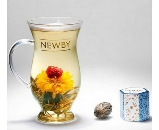 Чашка стеклянная с логотипом, стекло, Newby, фото 1