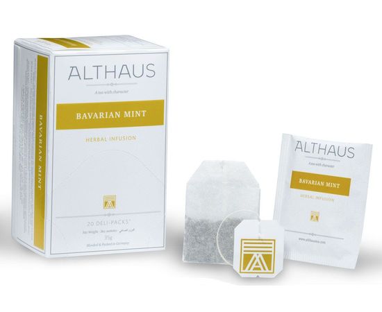 Чай травяной Bavarian Mint (Баварская Мята), 20 пак., Althaus, фото 1