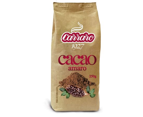 Какао растворимое Cacao Amaro, 250 г, Carraro, фото 1