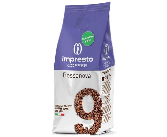 Кофе в зернах Bossanova, 250 г, Impresto, фото 1