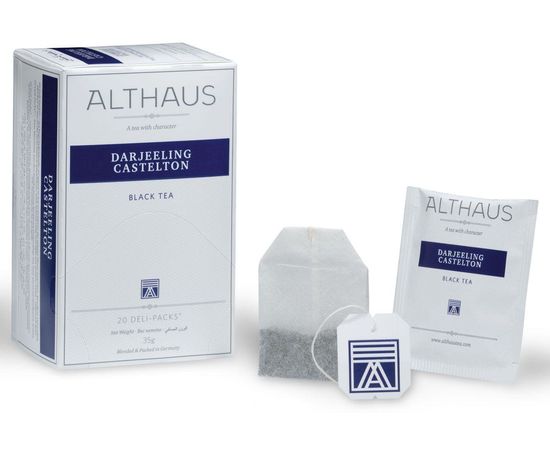 Чай черный Darjeeling Castelton (Дарджилинг Кэстэлтон), 20 пак., Althaus, фото 1