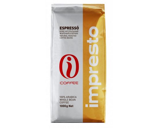 Кофе в зернах Espresso, 1 кг, Impresto, фото 1