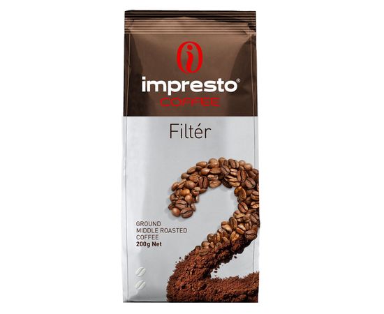 Кофе молотый Filter, 200 г, Impresto, фото 1