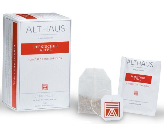Чай фруктовый Persischer Apfel (Персидское Яблоко), 20 пак., Althaus, фото 1
