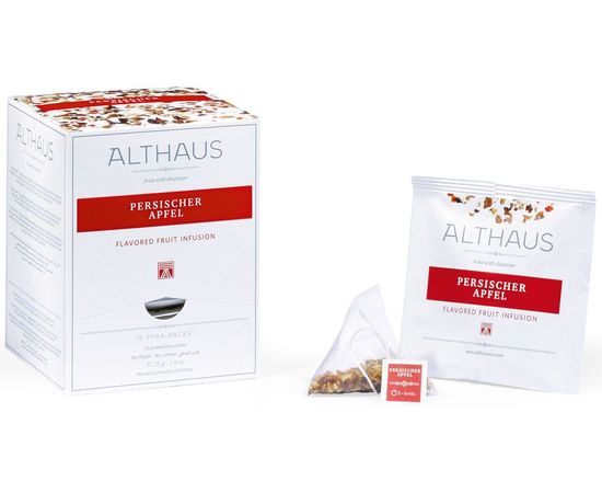 Чай фруктовый Persischer Apfel (Персидское Яблоко), 15 пирамидок, Pyra-Pack, Althaus, фото 1