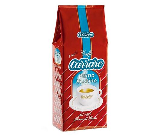Кофе в зернах Primo Mattino, вак.уп. 1 кг, Carraro, фото 1