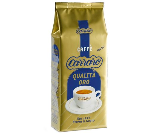 Кофе в зернах Qualita Oro, вак.уп. 500 г, Carraro, фото 1
