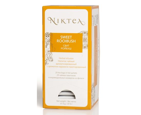 Чай Sweet Rooibush (Свит Ройбуш), 25 пак., Niktea, фото 1
