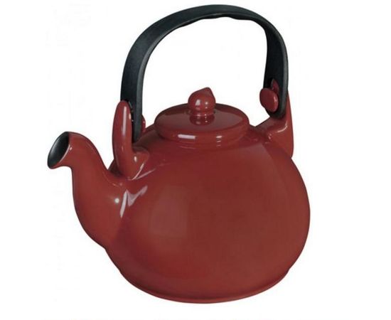 Чайник керамический Colonial, 1.7 л, красный, Ceraflame, фото 1