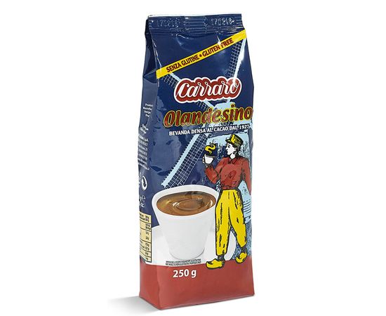 Какао растворимое Cacao Olandesino, 250 г, Carraro, фото 1