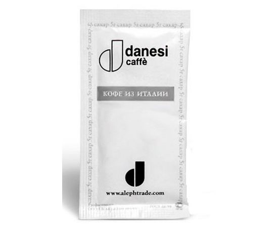 Сахар порционный с логотипом, 2000 стиков х 5 г, Danesi, фото 1