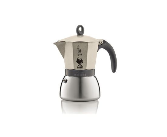 Гейзерная кофеварка MOKA INDUZIONE на 6 чашек 300 мл, цвет светлое золото, Bialetti, фото 1