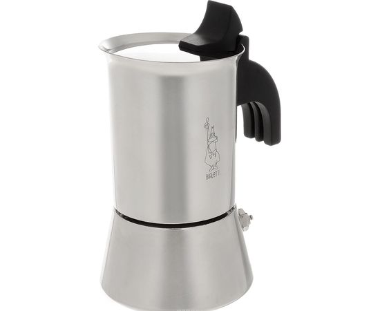 Гейзерная кофеварка Venus на 2 чашки 120 мл, стальная, нержавеющая сталь, Bialetti, фото 1