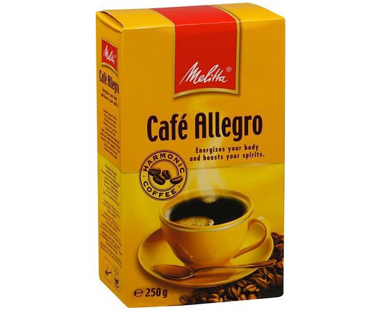 Кофе молотый жареный Allegro, 250 г, Melitta, фото 1