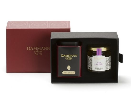 Набор Трианон «TRIANON» в подарочной упаковке: 1 банка чая 30г + чайное желе 50г, Dammann, фото 1