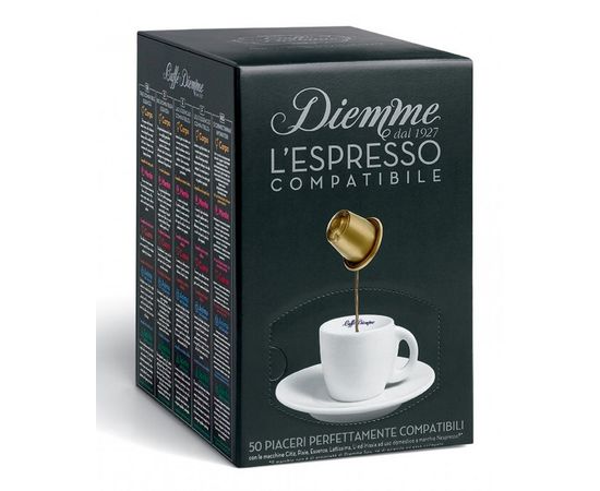 Кофе в капсулах L`espresso Corpo, 50 капсул (для Nespresso), Diemme, фото 1