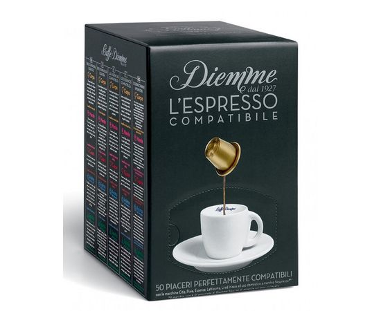Кофе в капсулах L`espresso Mente, 50 капсул (для Nespresso), Diemme, фото 1
