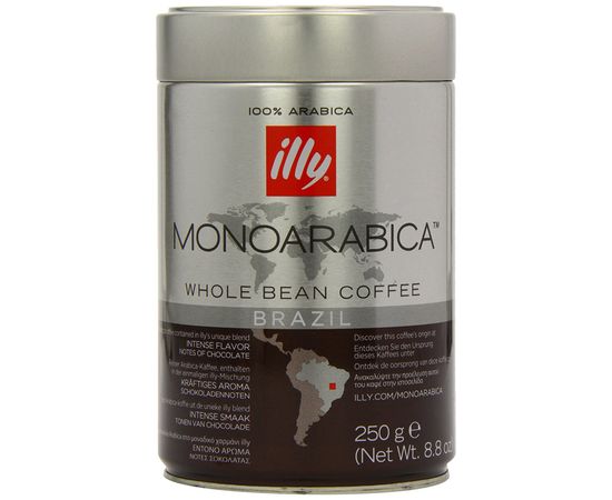 Кофе в зернах МОНОАРАБИКА - Бразилия, 250 г, Illy, фото 1