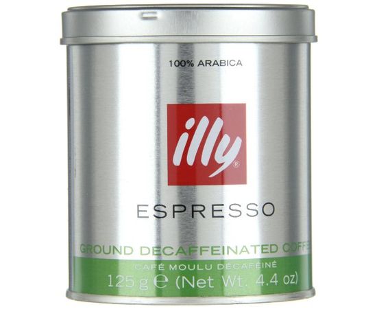 Кофе молотый без кофеина, 125 г, Illy, фото 1