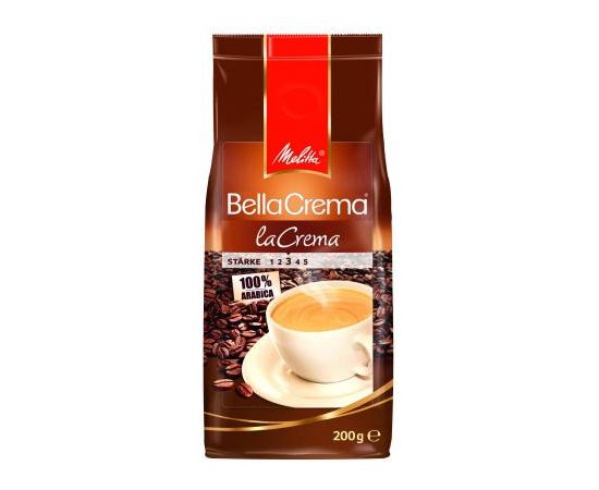 Кофе в зернах жареный BellaCrema La Crema, 200 г, Melitta, фото 1
