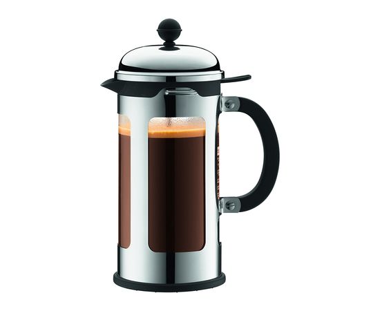 Кофейник с прессом Chambord, 1 л, хром, Bodum, фото 1