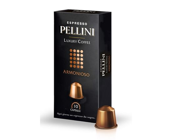 Кофе в капсулах ARMONIOSO, NESPRESSO, 10 шт., Pellini, фото 1