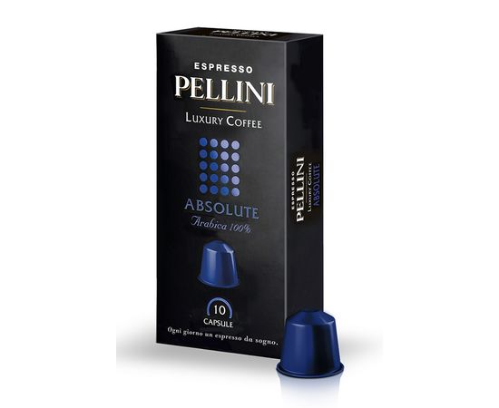 Кофе в капсулах ABSOLUTE, NESPRESSO, 100% Арабика, 10 шт., Pellini, фото 1