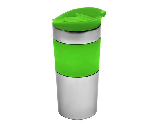 Термокружка дорожная Ribbon, 350 мл, зеленая, Walmer, фото 1