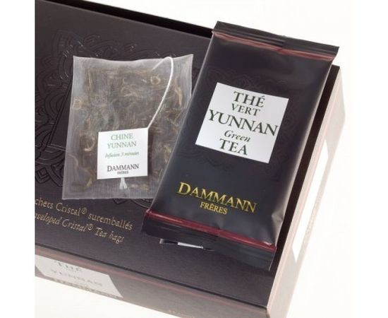 Чай зеленый Thé vert Yunnan / Зеленый Юннань, картонная коробка 2х24 шт., 48 г, Dammann, фото 1