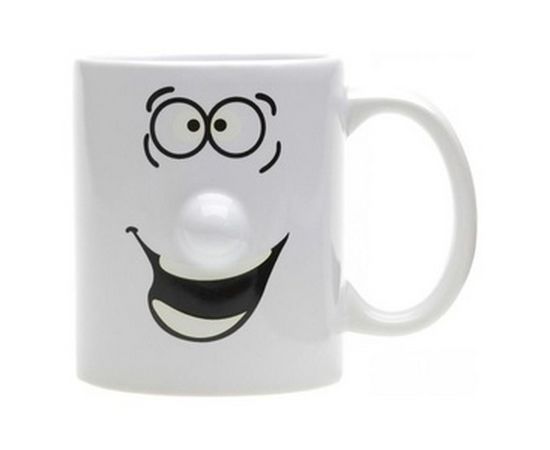 Кружка Smiley, 300 мл, белая, керамика, Walmer, фото 1