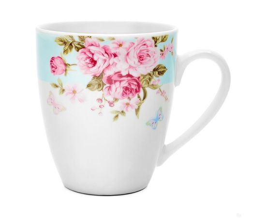 Кружка Mirabella Blue, 360 мл, фарфор, Walmer, фото 1