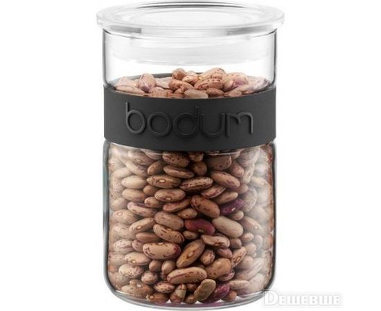 Банка для хранения Presso, 1 л, черная, Bodum, фото 1