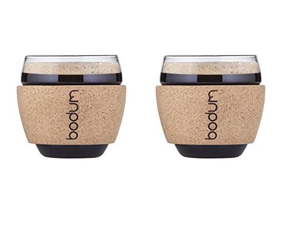 Набор стаканов PAVINA, 2 шт., 100 мл, пробковые, Bodum, фото 1