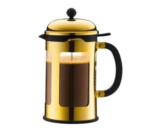 Кофейник с прессом CHAMBORD, 1500 мл, золото, Bodum, фото 1