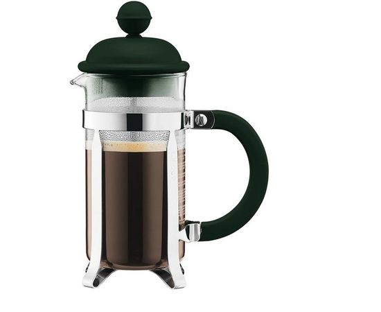 Кофейник с прессом Caffettiera, 350 мл, тёмно-зелёный, Bodum, фото 1