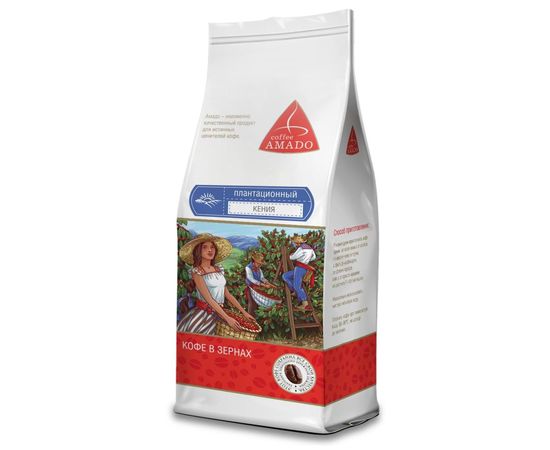 Кофе в зернах Кения, 200 г, Amado, фото 1
